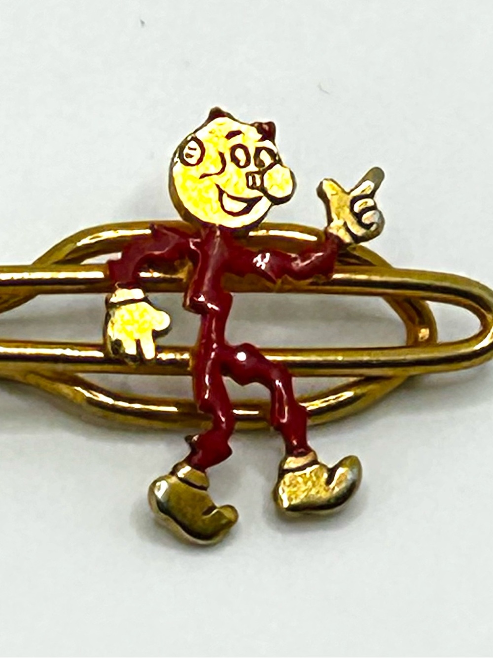 Reddy Kilowatt Tie Slide. 1950-1960’s